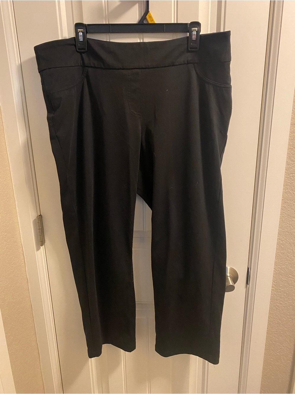 Allison Daley 16P Pants Black Pull On Style Dress Slacks Stretch 16 Petite